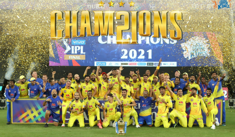 CSK win IPL 2021 images